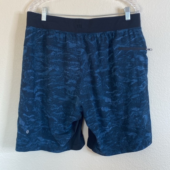 Lululemon pace breaker shorts linerless men’s XL EUC blue - Picture 5 of 7